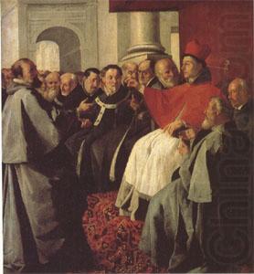 ZURBARAN  Francisco de St Bonaventure at the Council of Lyons (mk05) china oil painting image